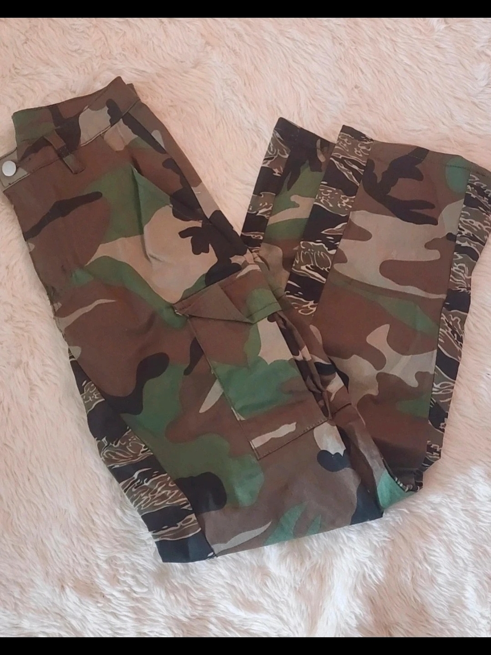 Camouflage Cargo Pants - Green Camo